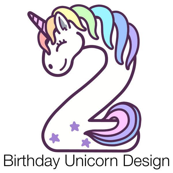 Birthday Unicorn Number | Teddies & Squidgy's