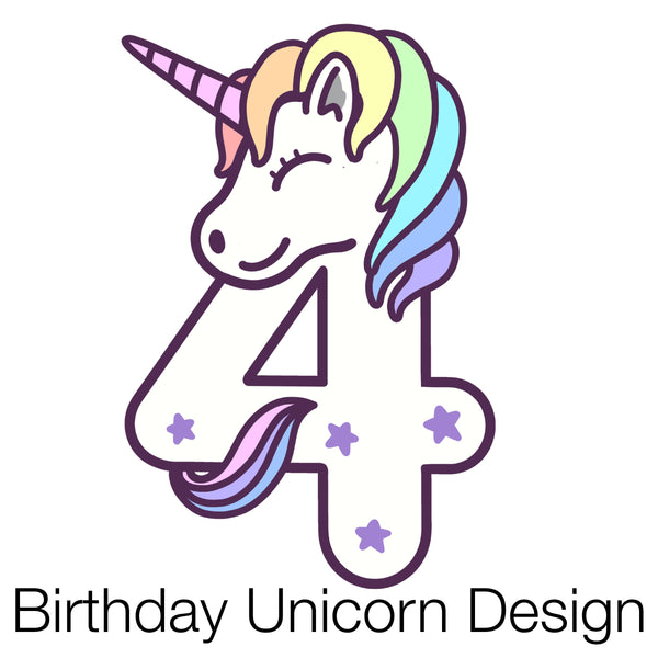 Birthday Unicorn Number | Teddies & Squidgy's