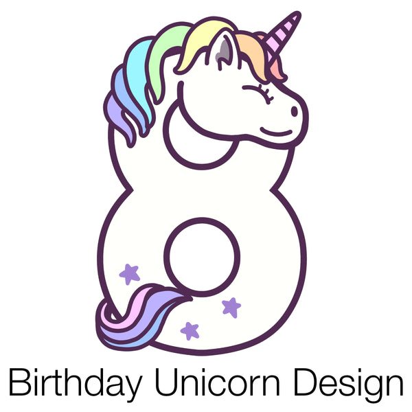 Birthday Unicorn Number | Teddies & Squidgy's