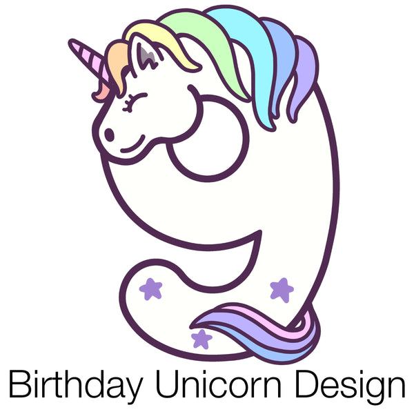 Birthday Unicorn Number | Teddies & Squidgy's