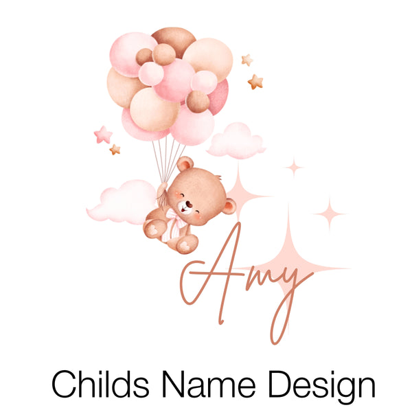 Childs Name (Pink) | Teddies & Squidgy's