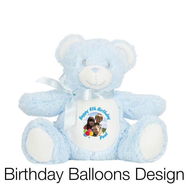 Birthday Balloons (Blue) | Teddies & Squidgy's