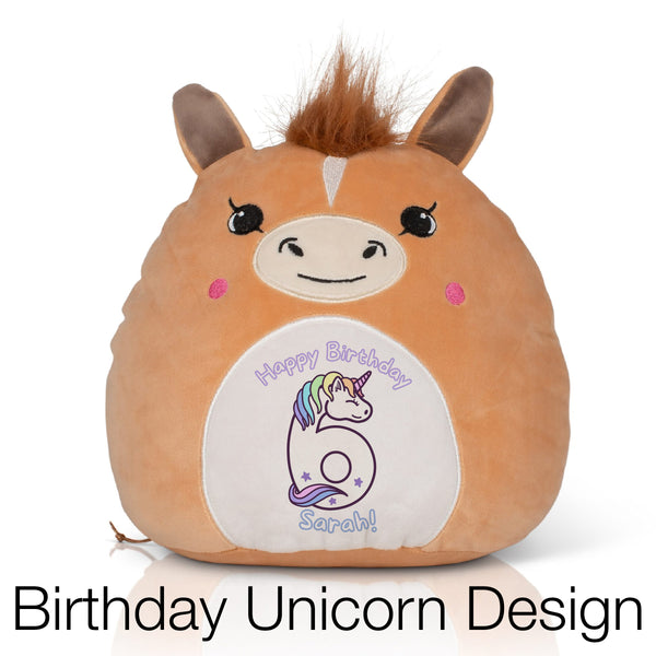 Birthday Unicorn Number | Teddies & Squidgy's