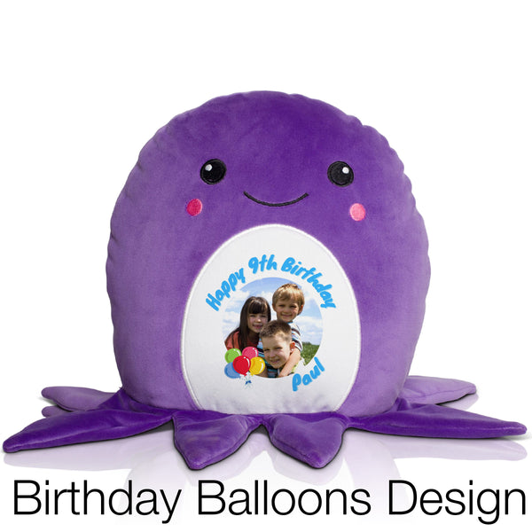 Birthday Balloons (Blue) | Teddies & Squidgy's