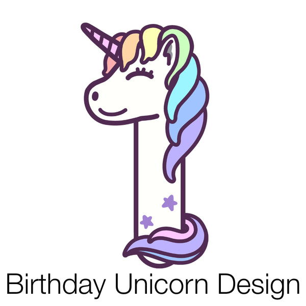 Birthday Unicorn Number | Teddies & Squidgy's