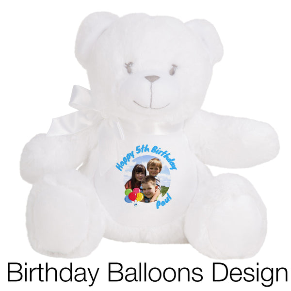 Birthday Balloons (Blue) | Teddies & Squidgy's