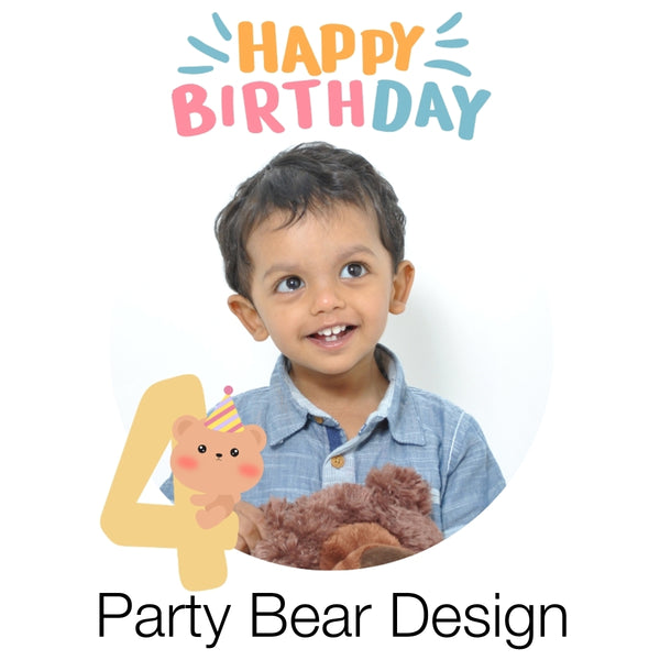 Birthday Party Bear Design