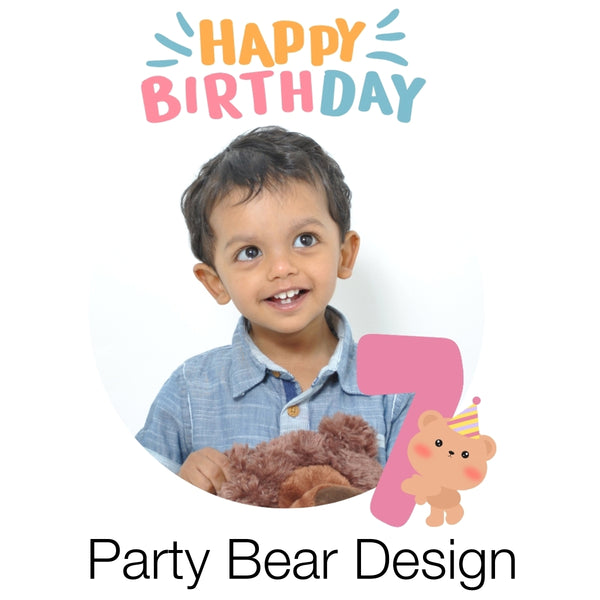 Birthday Party Bear Design