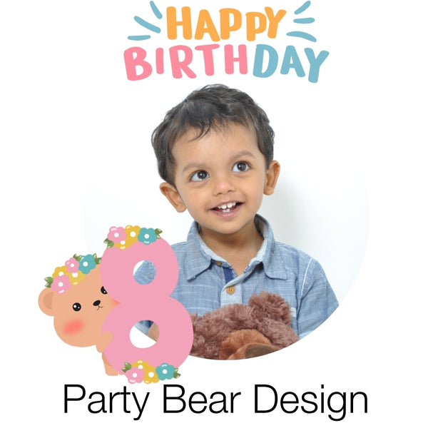 Birthday Party Bear Design