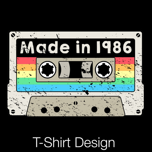 'Made in 1980s' Retro Design