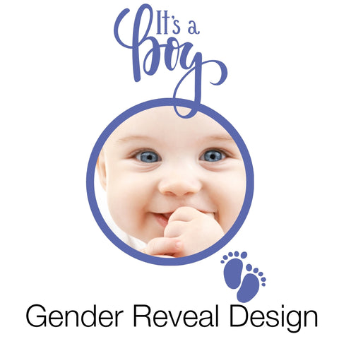 Boys Gender Reveal Design