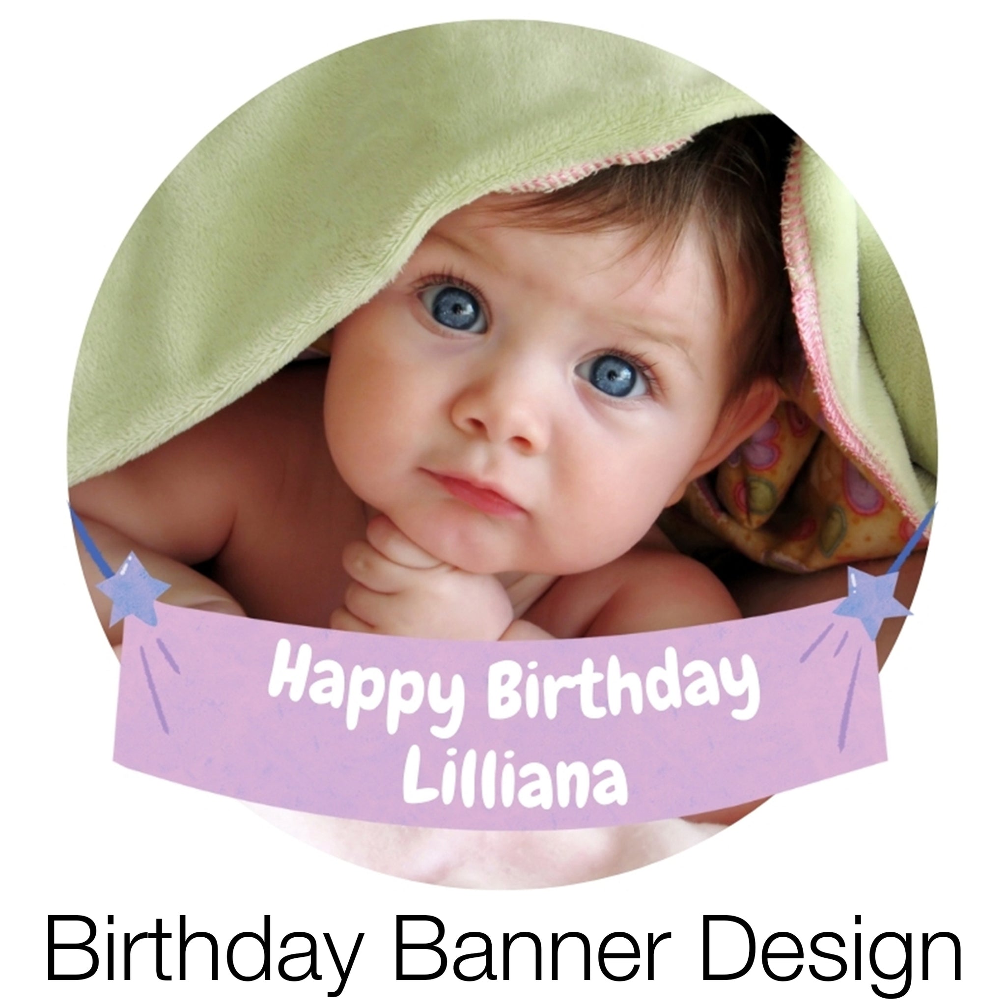 Birthday Banner Design (Pink)