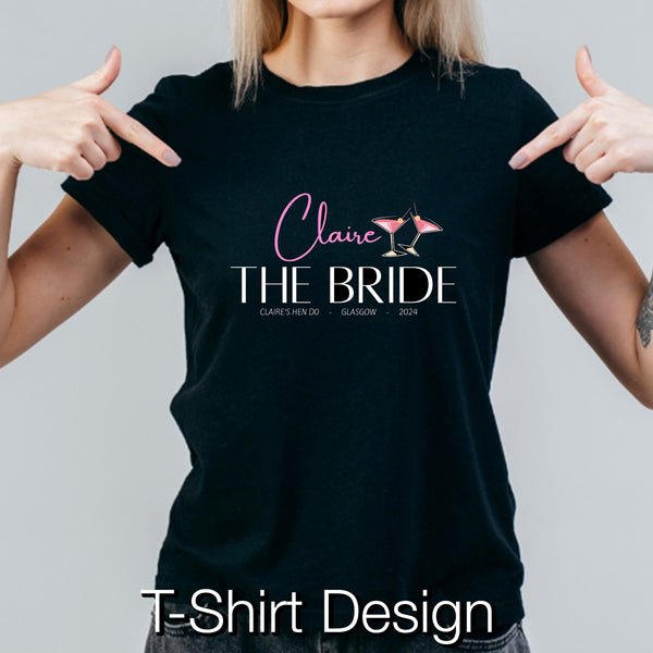 Hen Do 'The Bride' Design