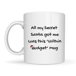 'Within Budget' | Mug (Customisable Name)