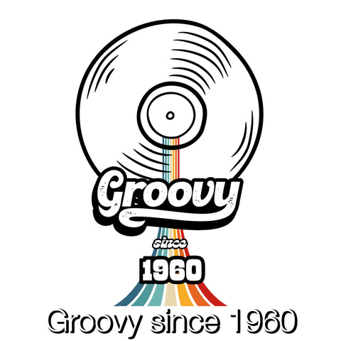 Groovy since 1960 | White Tshirt