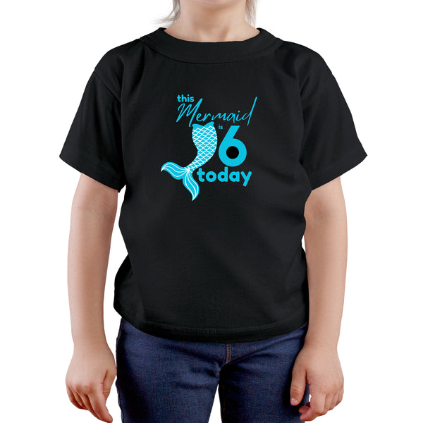 This Mermaid is (1-10) Years Old | Kids White T-Shirt