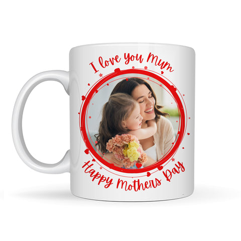 Happy Mother's Day (Red)| Personalised Mug