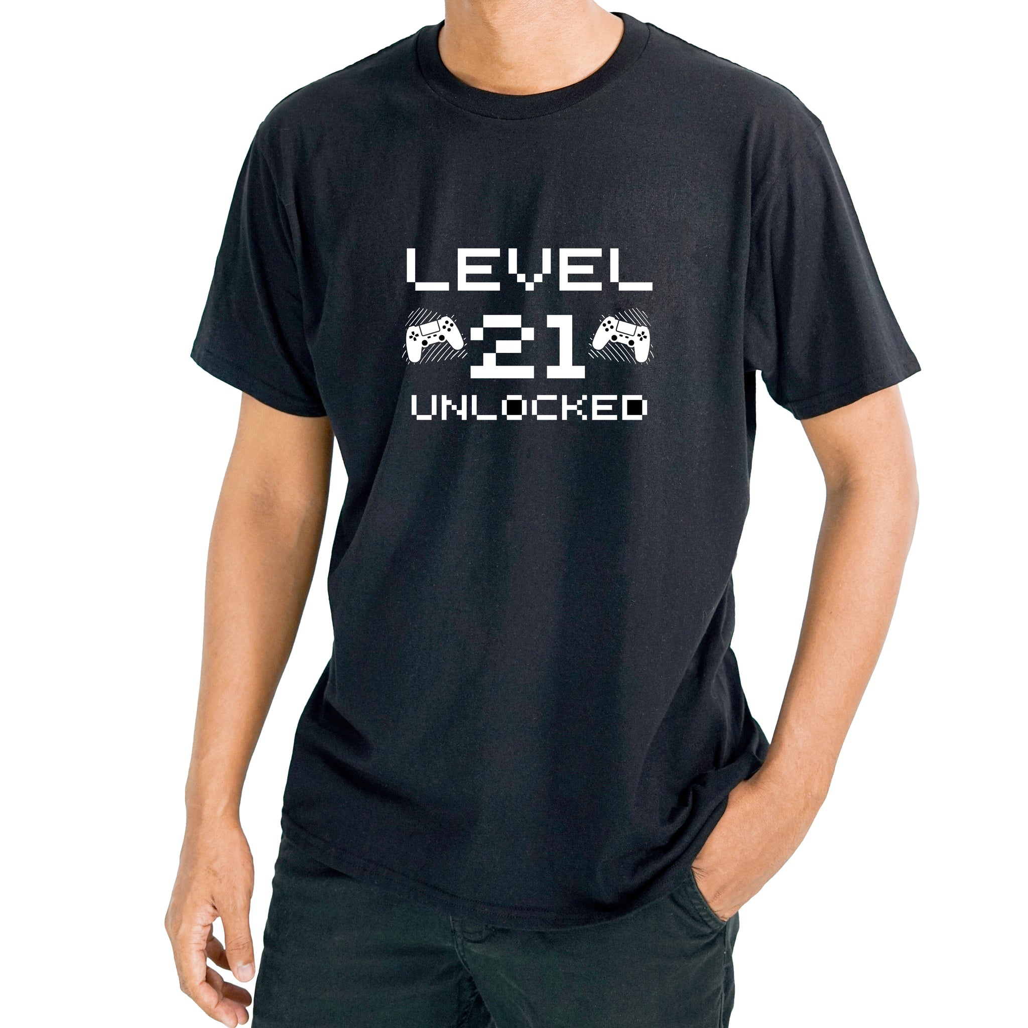 Level Unlocked | Black T-Shirt