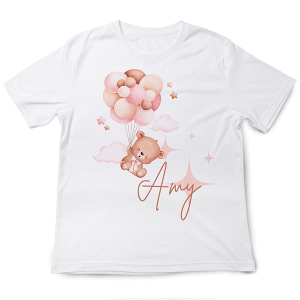 Balloon Bear (Blue or Pink) | Baby Grow