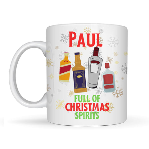 Xmas Spirits | Mug (Customisable Name)