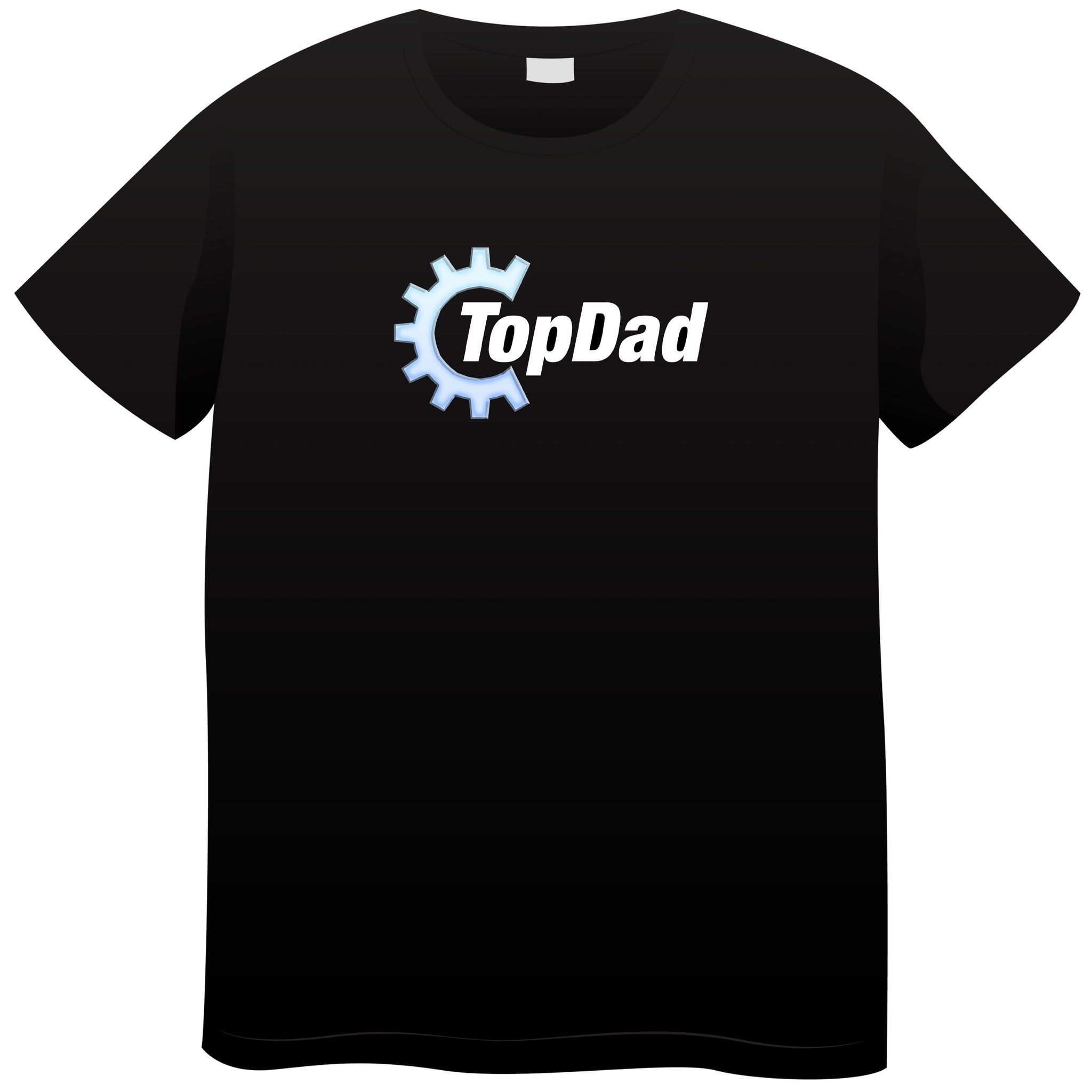 Top Dad | Fathers Day Black T-Shirt