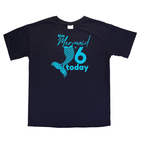 This Mermaid is (1-10) Years Old | Kids White T-Shirt