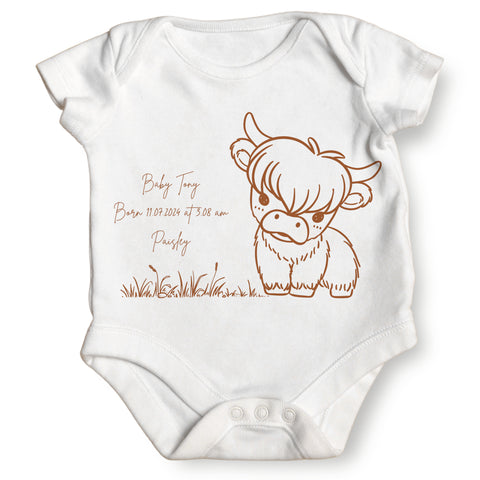 Highland Cow | Baby Grow / T-Shirt