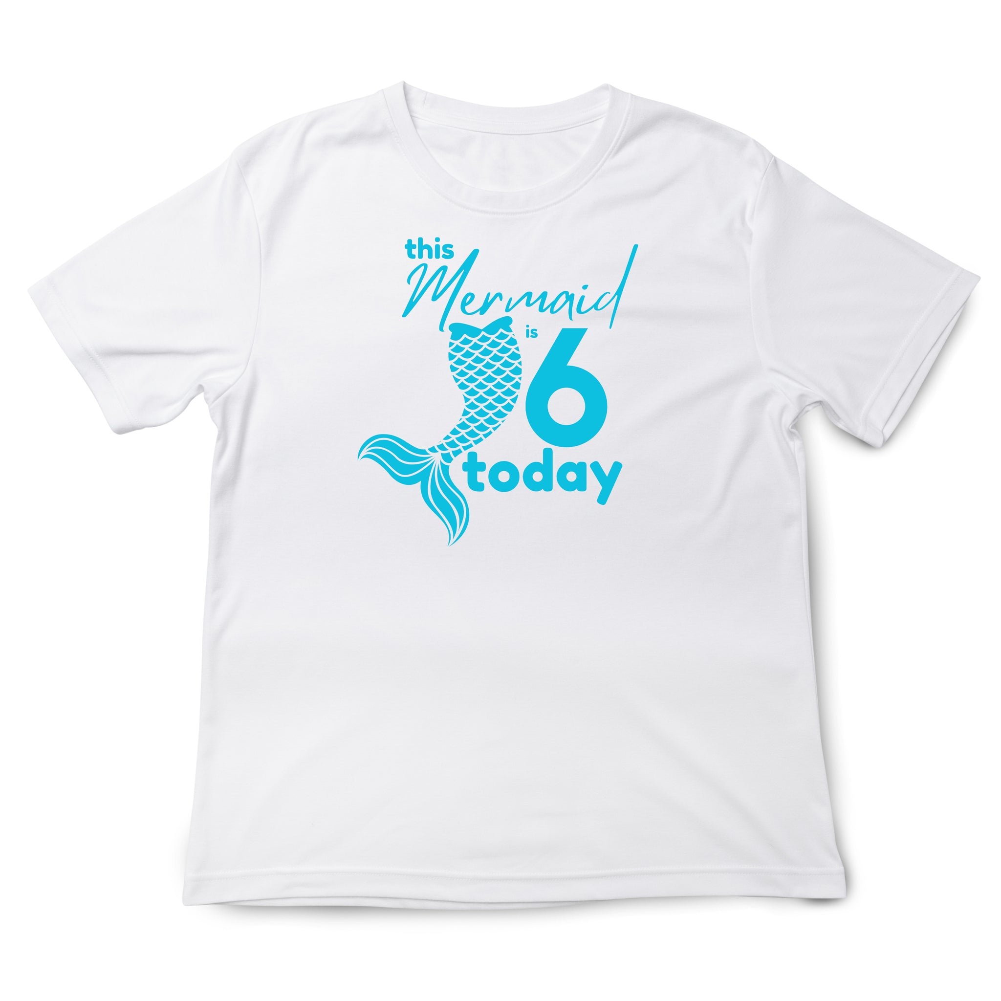 This Mermaid is (1-10) Years Old | Kids White T-Shirt